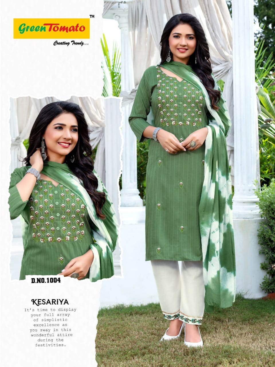 Kesariya By Green Tomato Designer Salwar Suits Catalog